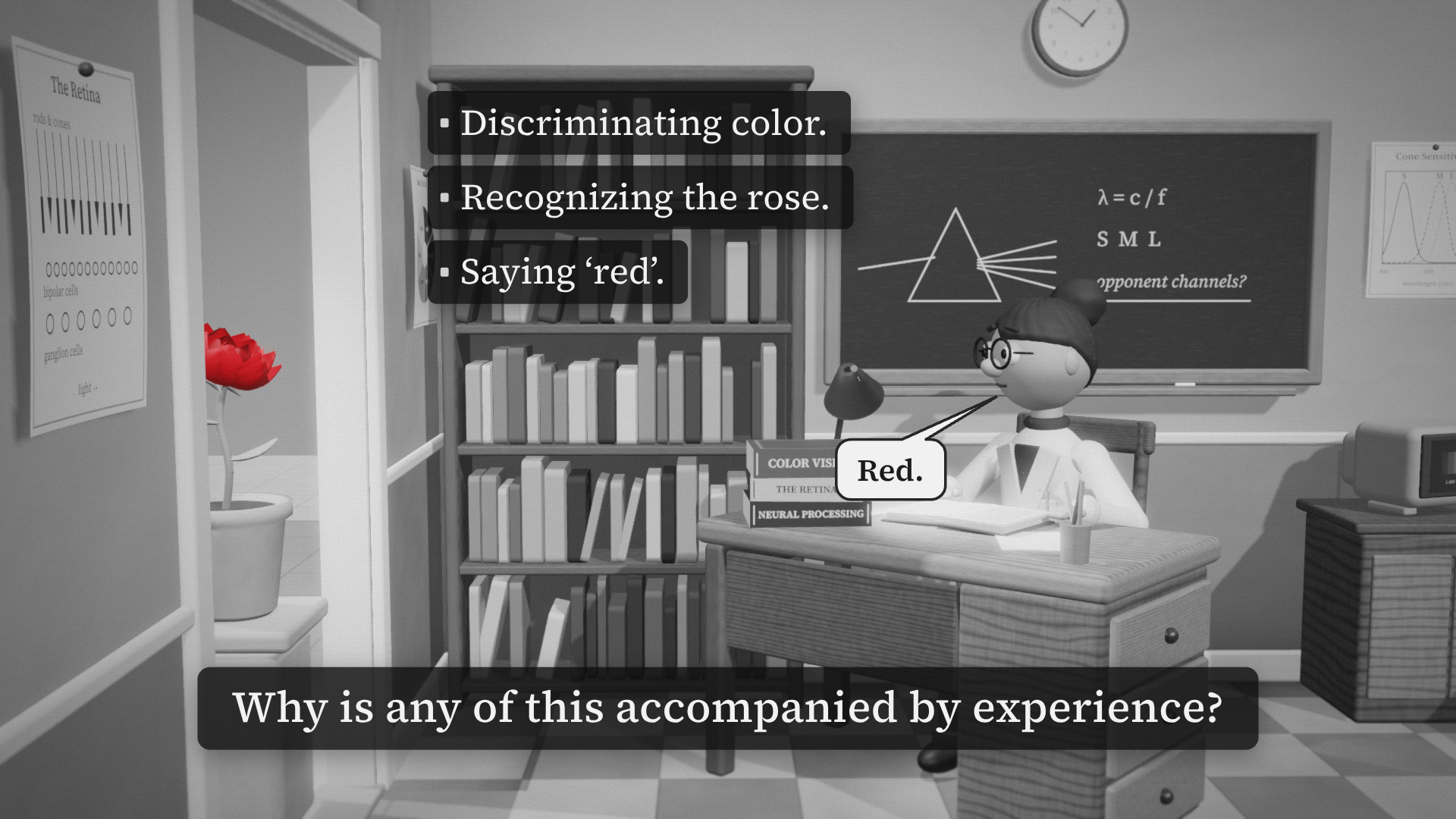 Why is any of this
accompanied by experience?